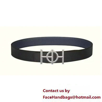 Hermes Ulysse belt buckle & Reversible leather strap 38 mm 02 2023